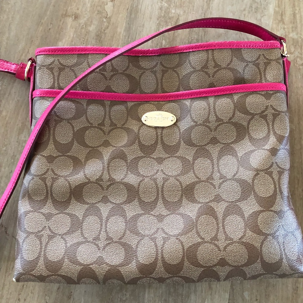 Pink Coach Purse & Wallet